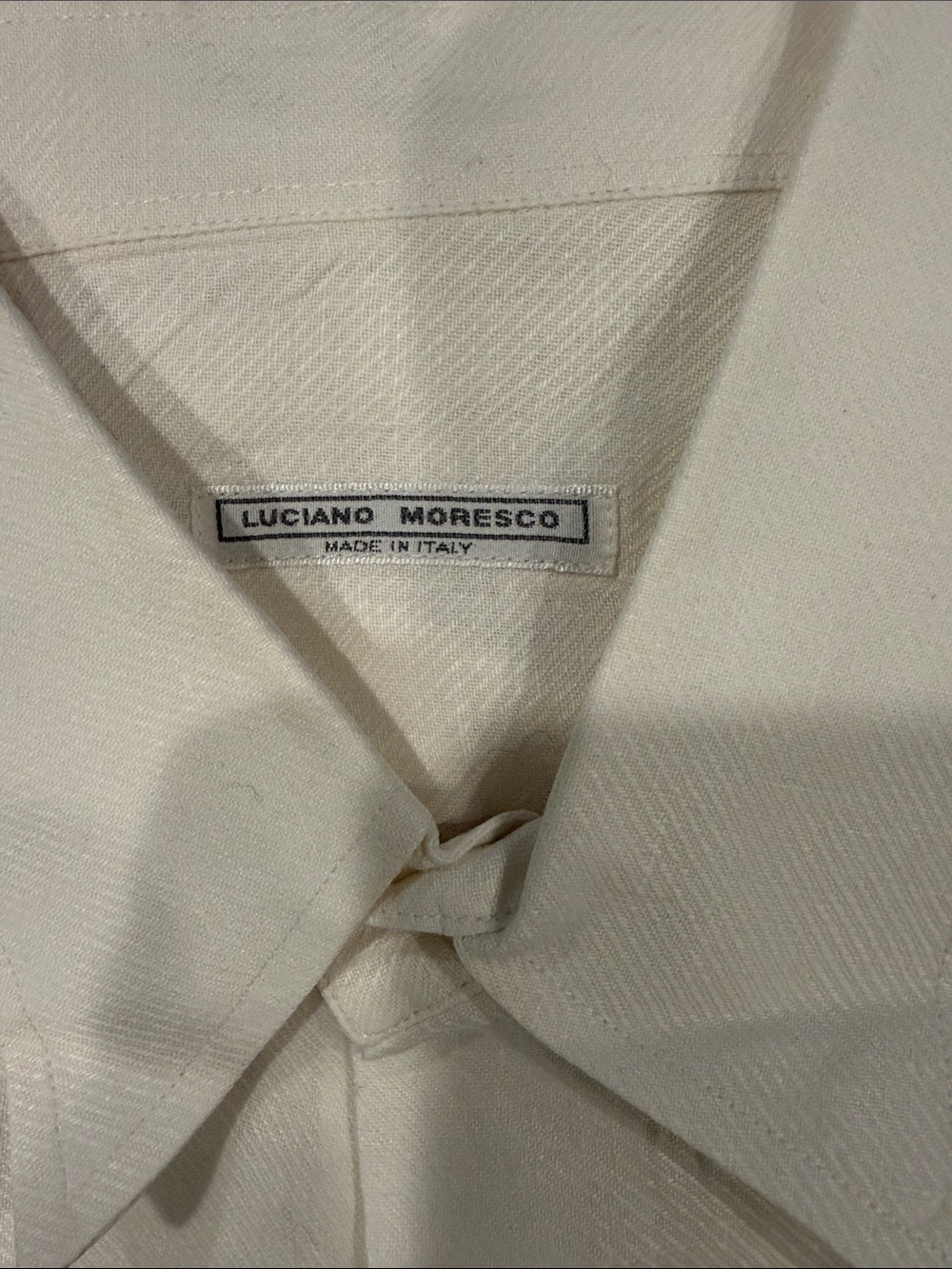 Cream Button-Down Shirt